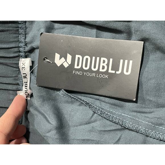 NWT Doublju Women's Size 3XL Drawstring Side Pockets Casual Shorts Deep Blue - Picture 8 of 9